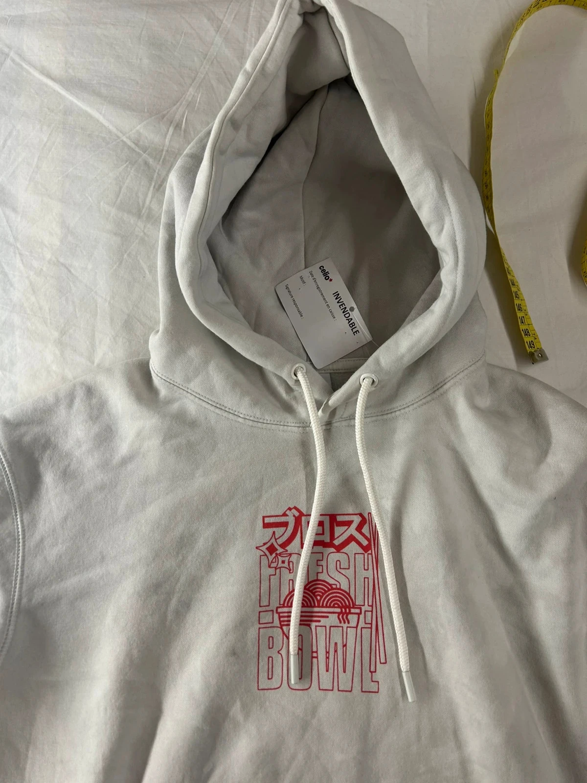 Pull a capucha blanco con estampado Celio – photo 3